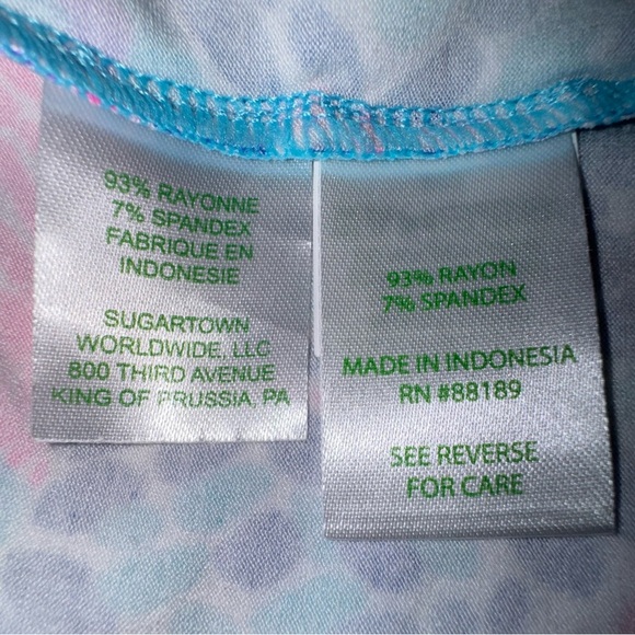 Lilly Pulitzer UPF 50+ Sophiletta Dress  Fished My Wish Multi Size Medium NWOT - Picture 7 of 10